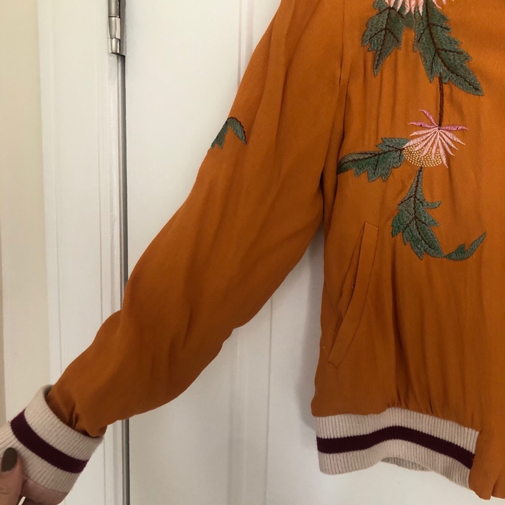 Embroidered Bomber Jacket - Picture 5 of 8